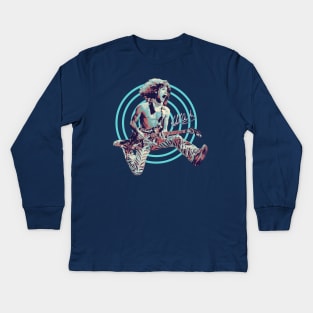 Van Halen Classic Jumping Signature Kids Long Sleeve T-Shirt